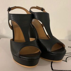 B. P. Black wedges